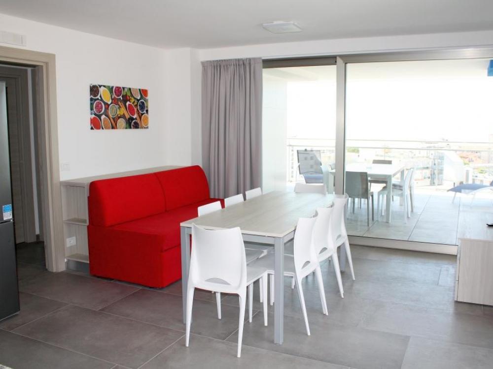 Three-room apartment New apartment with big terrace in the center of Sabbiadoro interior