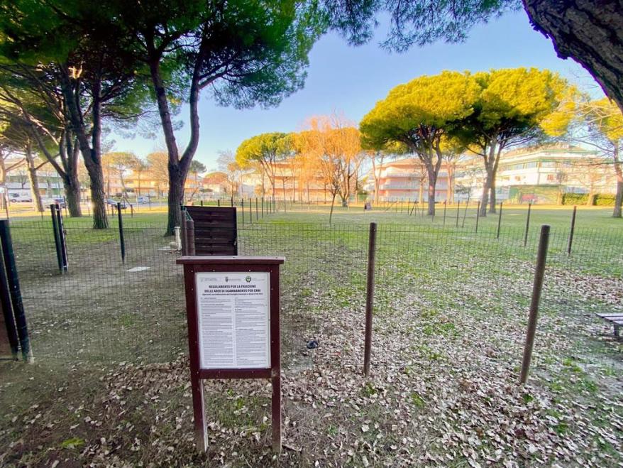 New dog walking area in Lignano Sabbiadoro