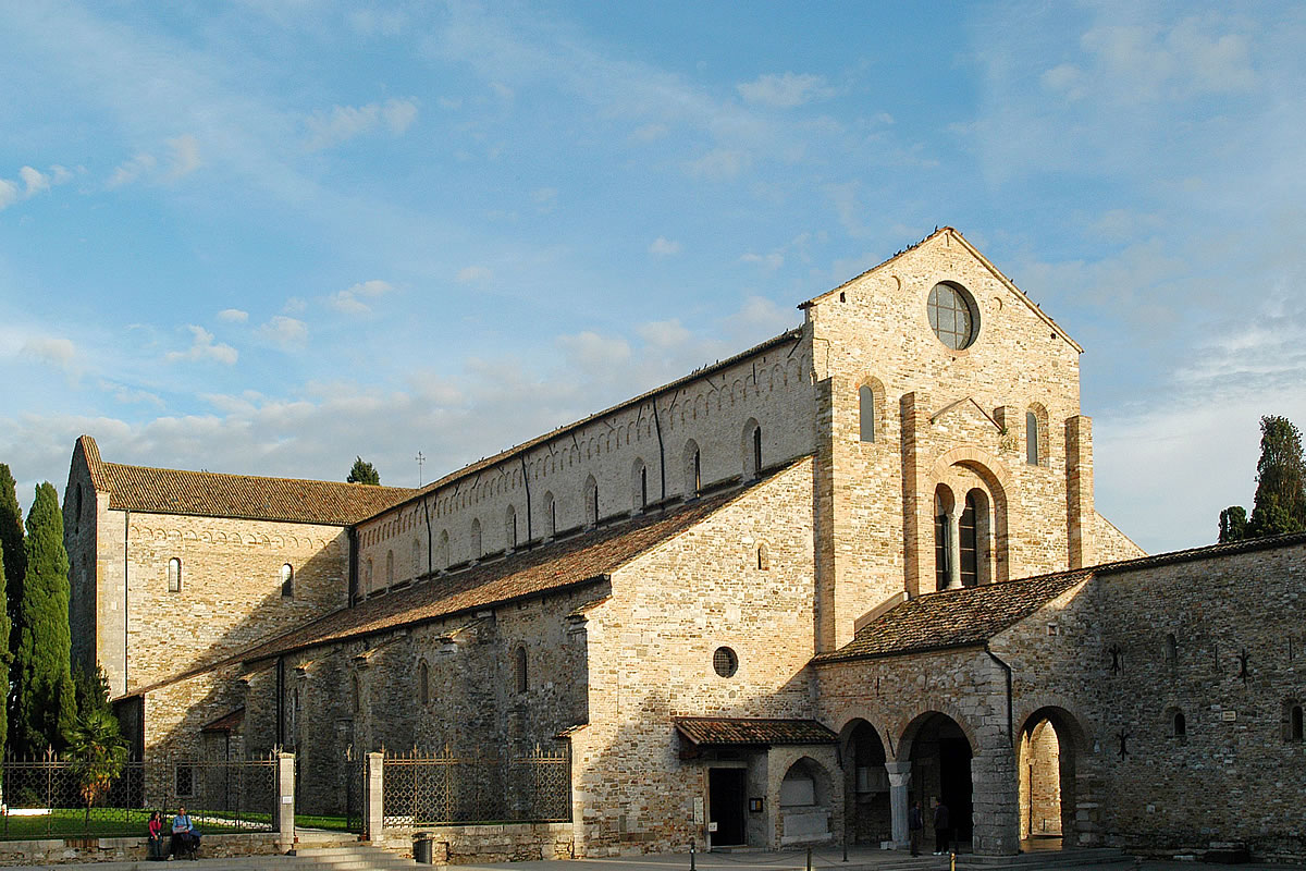 Aquileia view of the Roman church