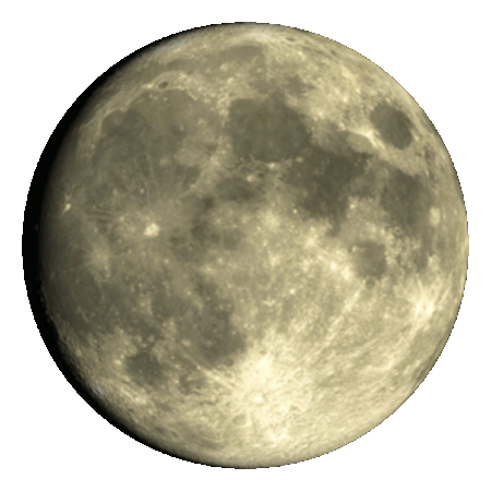 Waxing moon 77% Full