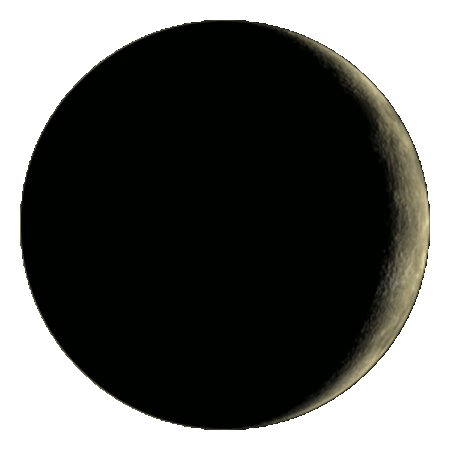 Waxing moon 15% Full