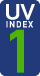 UV index value 1