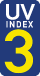 UV index value 3