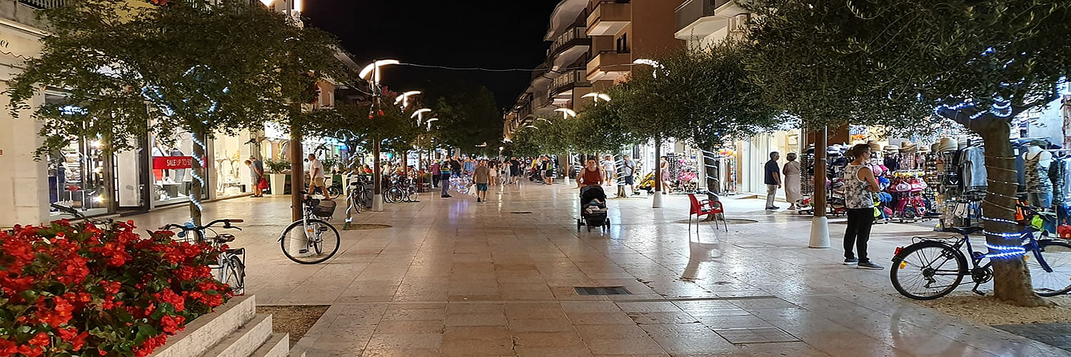 Historic city center of Lignano Sabbiadoro