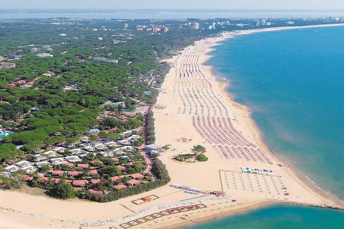 Beach of Lignano Riviera