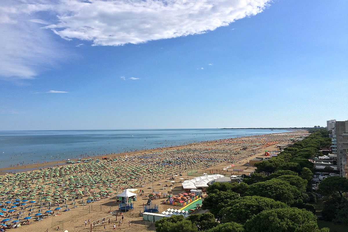 Beach of Lignano Sabbiadoro