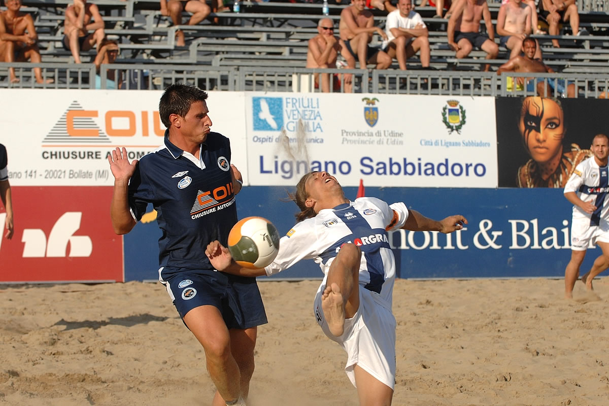 Beach soccer fields