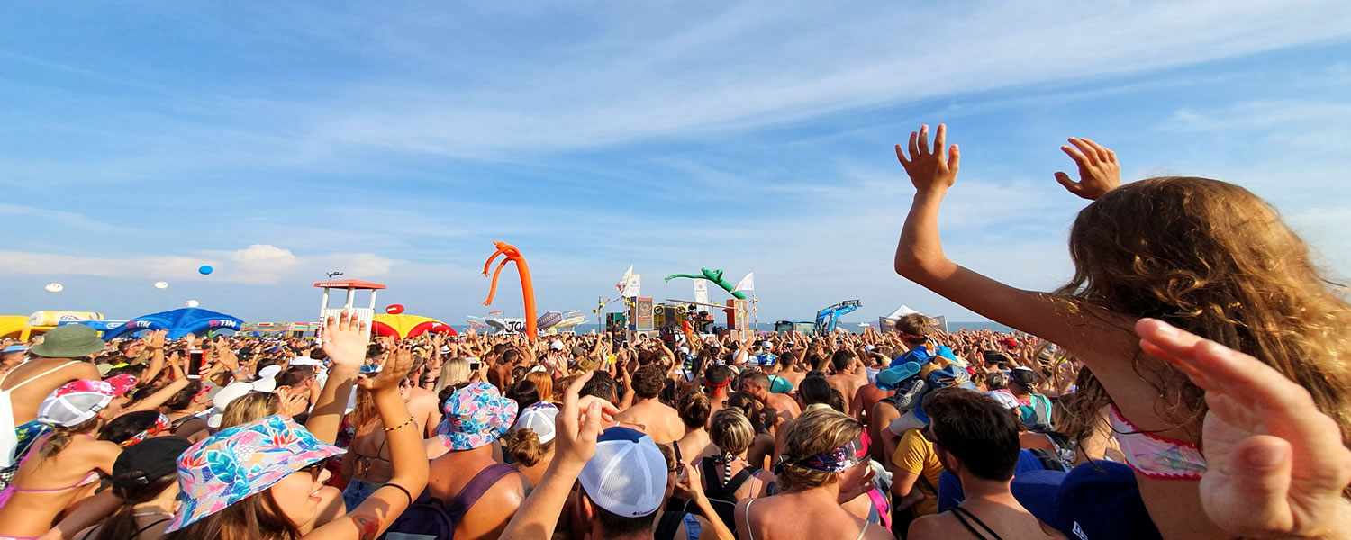 Concerts on the beach of Lignano