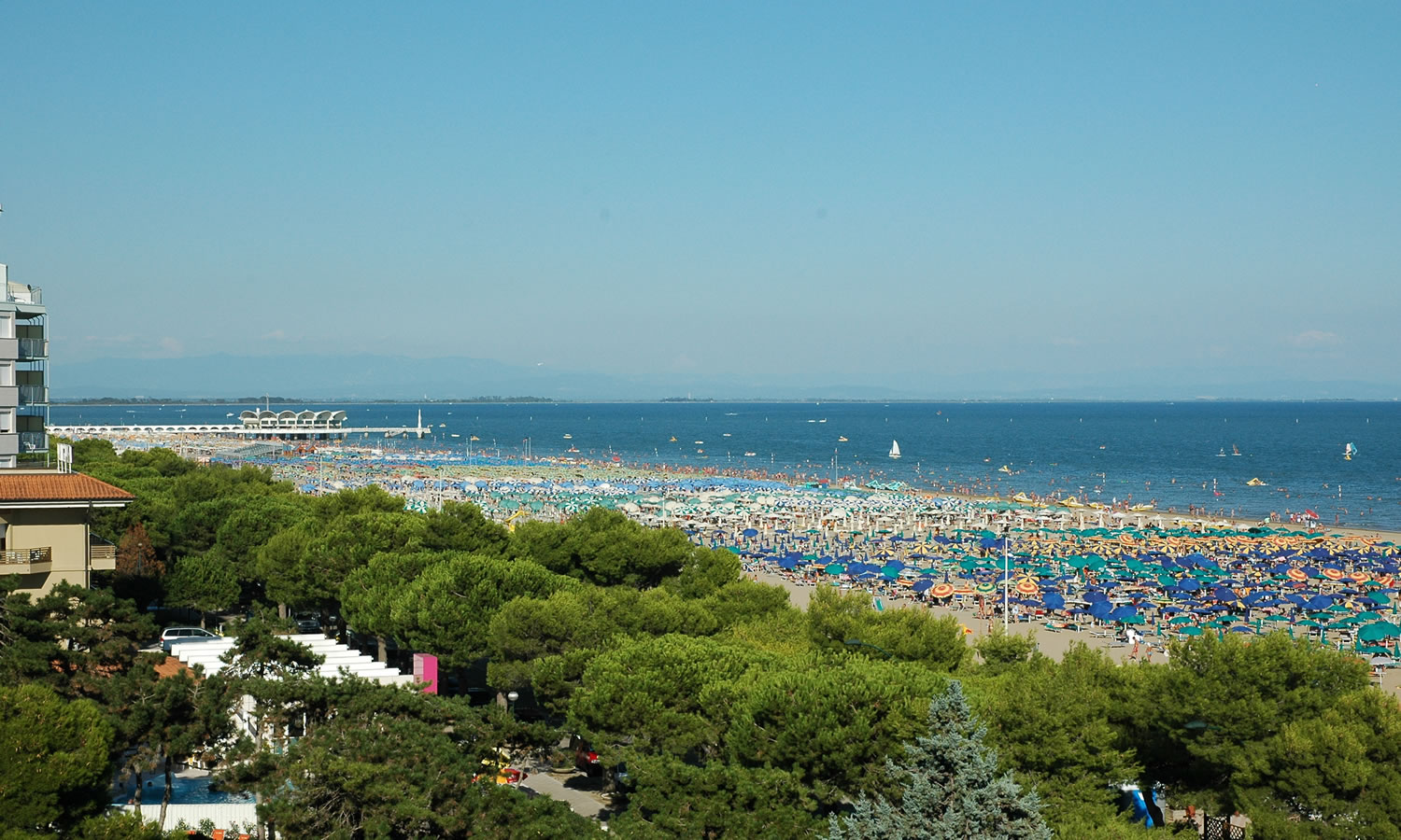 The beach of Lignano Sabbiadoro